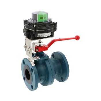 515 Válvula de bola de acero al carbono AIT DN20 + caja de interruptor de límite SK012 515 Válvula de bola de acero al carbono AIT DN20 + caja de interruptor de límite SK012