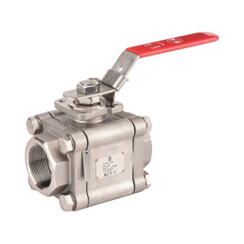 Vanne à bille en acier inoxydable 703, corps en 3 pièces sw 1/2'' Vanne à bille en acier inoxydable 703, corps en 3 pièces sw 1/2''