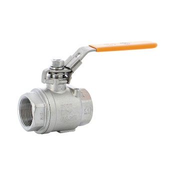 Vanne à bille en acier inoxydable 714, corps en 2 pièces, bsp ht 1/2'' Vanne à bille en acier inoxydable 714, corps en 2 pièces, bsp ht 1/2''