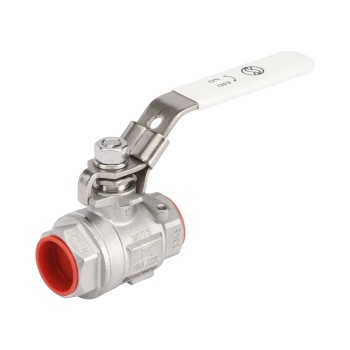 Vanne à bille en acier inoxydable 714, corps en 2 pièces, bsp, nettoyage à sec, 1/4'' Vanne à bille en acier inoxydable 714, corps en 2 pièces, bsp, nettoyage à sec, 1/4''