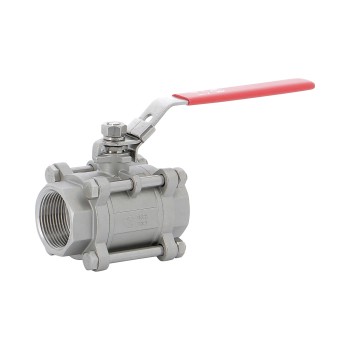 Vanne à bille en acier inoxydable 790, corps en 3 pièces, bsp 3/4'' Vanne à bille en acier inoxydable 790, corps en 3 pièces, bsp 3/4''