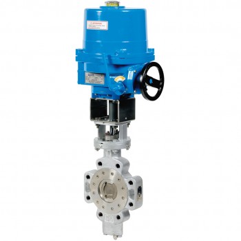 Dreifach exzentrische Absperrklappe aus Kohlenstoffstahl 1118 DN250 + NA100 230 V AC Dreifach exzentrische Absperrklappe aus Kohlenstoffstahl 1118 DN250 + NA100 230 V AC