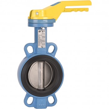 Vanne papillon en fonte ductile 1141 wafer nf gaz Vanne papillon en fonte ductile 1141 wafer nf gaz