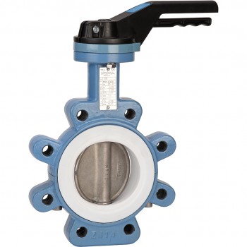 Vanne papillon en fonte ductile 1166 lug cf8m/teflon® silicone dn80 Vanne papillon en fonte ductile 1166 lug cf8m/teflon® silicone dn80