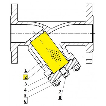 Filtre pour crépine en y 235 dn25 Filtre pour crépine en y 235 dn25