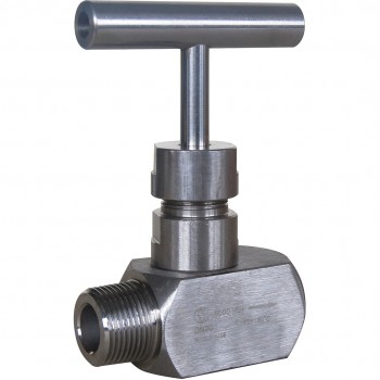 Vanne à aiguille en acier inoxydable 488 bsp mâle/femelle 3/4'' Vanne à aiguille en acier inoxydable 488 bsp mâle/femelle 3/4''