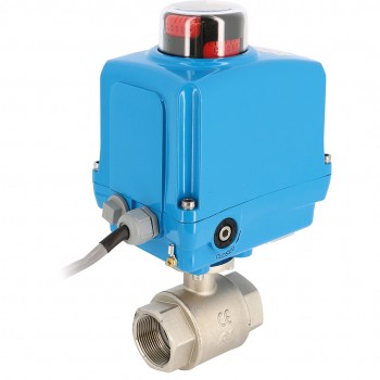 Brass Küresel Vana 502 1/4'' + SA05SCP 230V AC Brass Küresel Vana 502 1/4'' + SA05SCP 230V AC