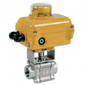 3 Parça Paslanmaz Çelik Küresel Vana 703 SW 2'' + SA05 230V AC 3 Parça Paslanmaz Çelik Küresel Vana 703 SW 2'' + SA05 230V AC