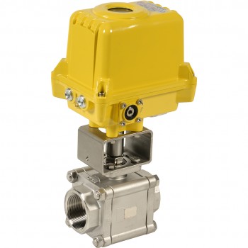 3 Parça Paslanmaz Çelik Küresel Vana 703 BSP 2'' + SA05X 230V AC 3 Parça Paslanmaz Çelik Küresel Vana 703 BSP 2'' + SA05X 230V AC