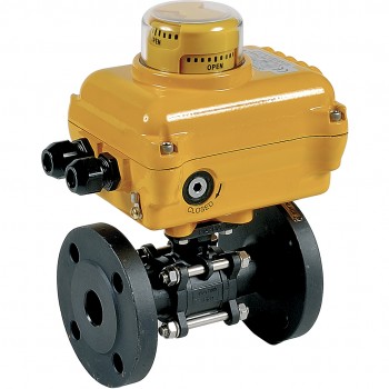 3 Parça Karbon Çelik Flanşlı Küresel Vana 710XS DN65 + NA09 230V AC 3 Parça Karbon Çelik Flanşlı Küresel Vana 710XS DN65 + NA09 230V AC