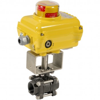 Vanne à bille en acier au carbone 3 pièces 739xs sw 3/4'' + sa05 230v 230v ca