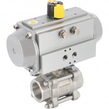 3 Adet Paslanmaz Çelik Küresel Vana BW 745XS DN80 + RE86 3 Adet Paslanmaz Çelik Küresel Vana BW 745XS DN80 + RE86