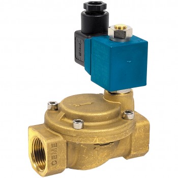 Messing-Magnetventil ESM 87 1/2'' servounterstützt stromlos offen 230V AC