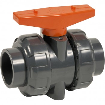 PVC-U Kugelhahn CL1 DN25 d32 EPDM Dichtungen PVC-U Kugelhahn CL1 DN25 d32 EPDM Dichtungen