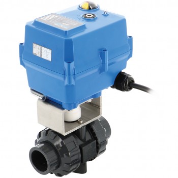 PVC-U Küresel Vana CL1/EPDM Conta DN65 d75 + TCR02N