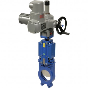 Plattenschieber aus Gusseisen 178 DN125 + SA07.6 400V AC Plattenschieber aus Gusseisen 178 DN125 + SA07.6 400V AC