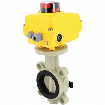 PP-Absperrklappe PL2 DN80 + SA05 PP-Absperrklappe PL2 DN80 + SA05