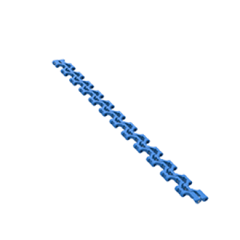 Courroie modulaire en plastique s13-34 flt pa bl Courroie modulaire en plastique s13-34 flt pa bl