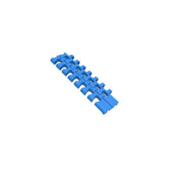 Courroie modulaire en plastique s14-25 flt pe bl Courroie modulaire en plastique s14-25 flt pe bl