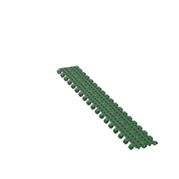Courroie modulaire en plastique s2-12 flt pe gn Courroie modulaire en plastique s2-12 flt pe gn