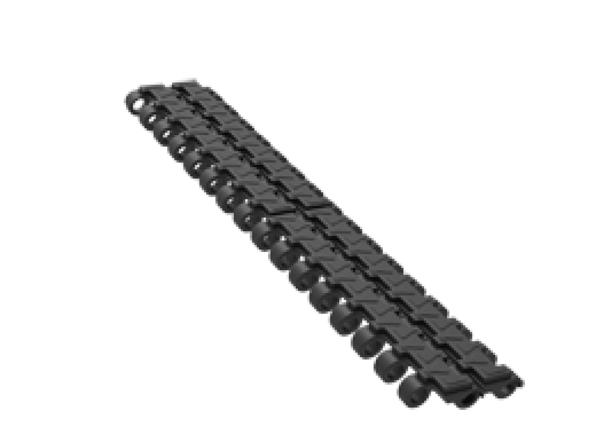 One Module Modular Belt Plastic Modular Belt S4.1-0 FRT1 PXX-HC BK | GTEEK