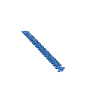 Courroie modulaire en plastique s11/s5 st-45 grt ccw pa bl (pom wt) Courroie modulaire en plastique s11/s5 st-45 grt ccw pa bl (pom wt)