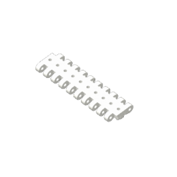 Courroie modulaire en plastique s7-6 flt pp wt Courroie modulaire en plastique s7-6 flt pp wt