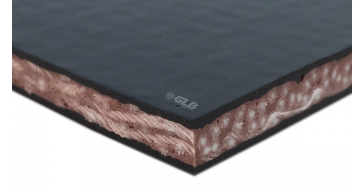 Cbs Pvc PVC 200 CBS - Black Conveyor Belt | GTEEK