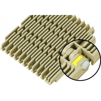 Kunststoff-Modulband M5131, erhöhte Rippe, 2 Zoll