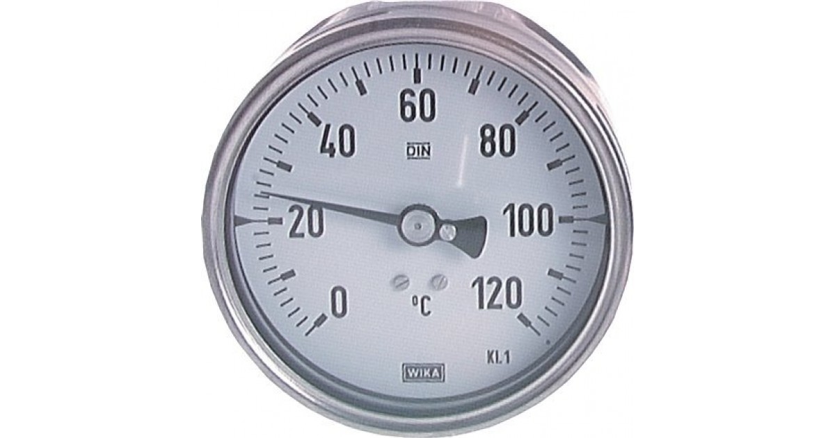+10 to +50°C Bimetallic Thermometer 100mm Cabinet | GTEEK