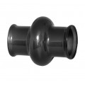 Едносгъваем гумен маншон D1 Ø41 - D2 Ø41 - H1 35 - H2 35 - Da Ø69