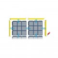 Mata Ergonomiczna Nitrilowa Cushion Ease 91x91 Cm Czarna