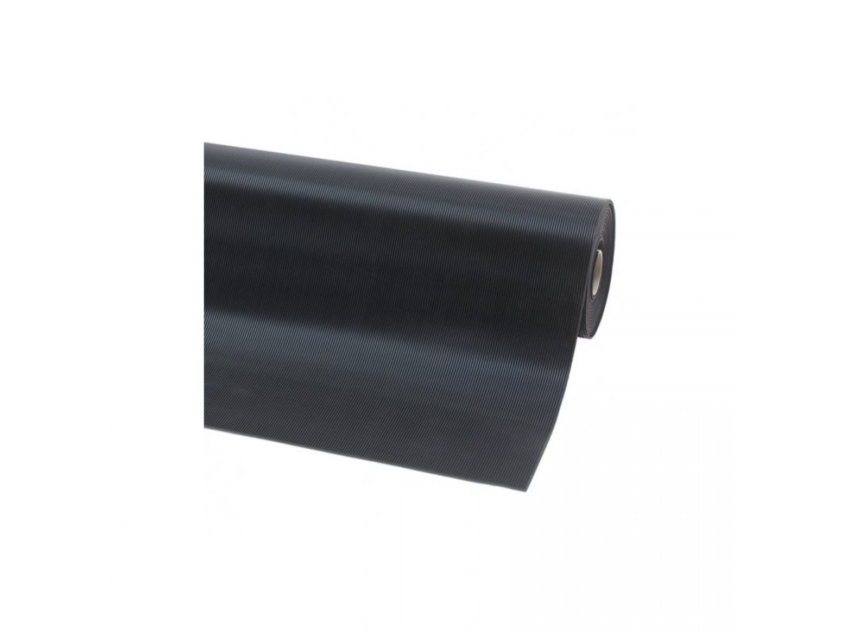 Rubber Rib Type Rubber Mat Rib N Roll 3 Mm Fine Ribbed Black Grey | GTEEK