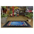Rubberen Mat Met Superscrape Impressies Logo