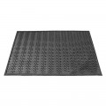 Zwarte Rubber Deurmat Golf