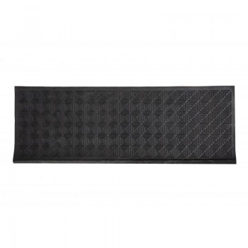 Treppenmattenauflage Schachbrett 25x75 cm Schwarz Treppenmattenauflage Schachbrett 25x75 cm Schwarz