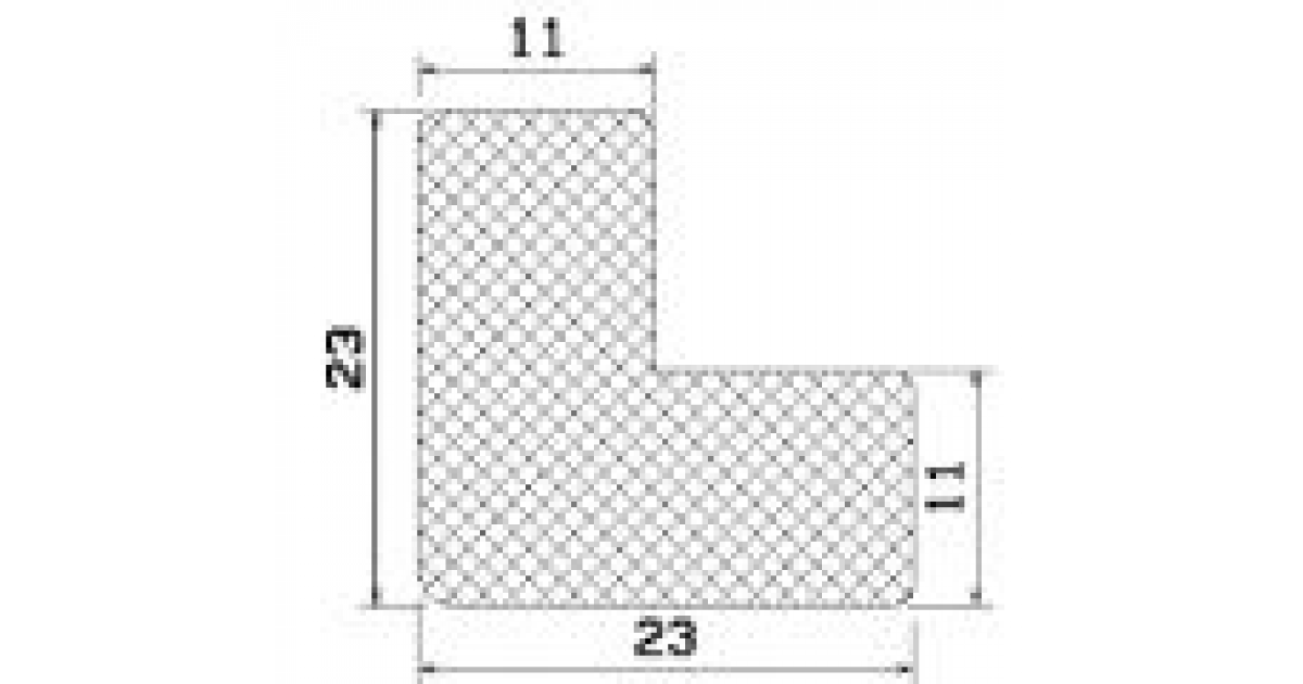 Kauçuk L-Profil MZS - 25783 | GTEEK