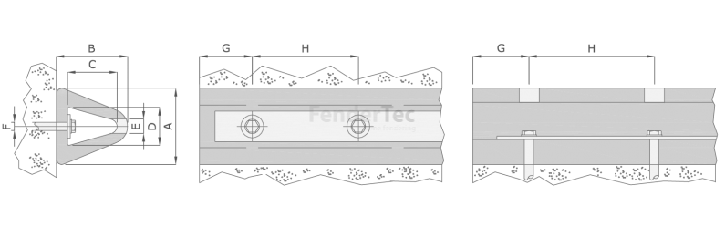 Кликнете, за да увеличите - Гумени фендери с делта форма - Схема Delta Shape Rubber Fenders - Scheme